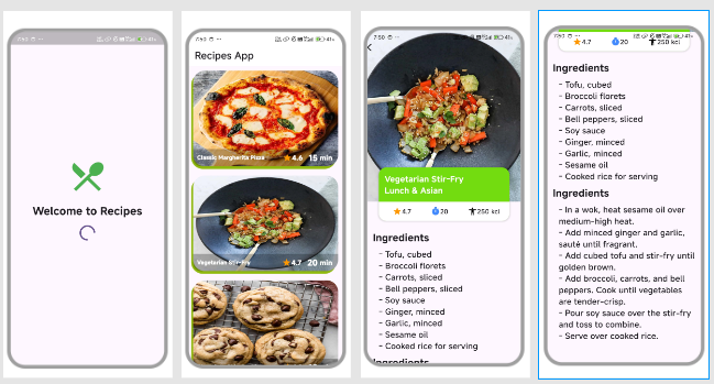 Recipes App